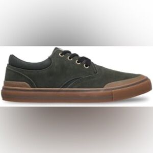 Quiksilver Dark Green Sneakers with Brown Sole